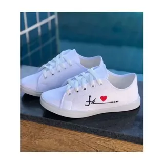 Tênis Casual Feminino Fe Leve confortável Dia dia