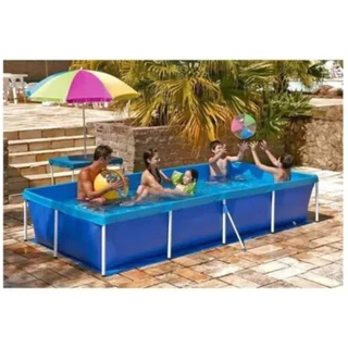 Piscina Retangular 3000 Litros Mor Azul