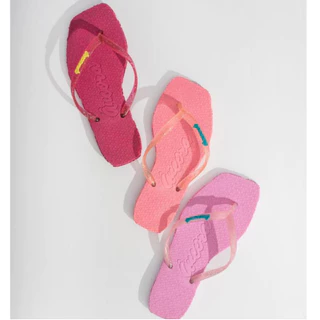 Chinelo feminino quadrado ancora rasteirinha feminina correia de glitter confortavel chinela de dedo