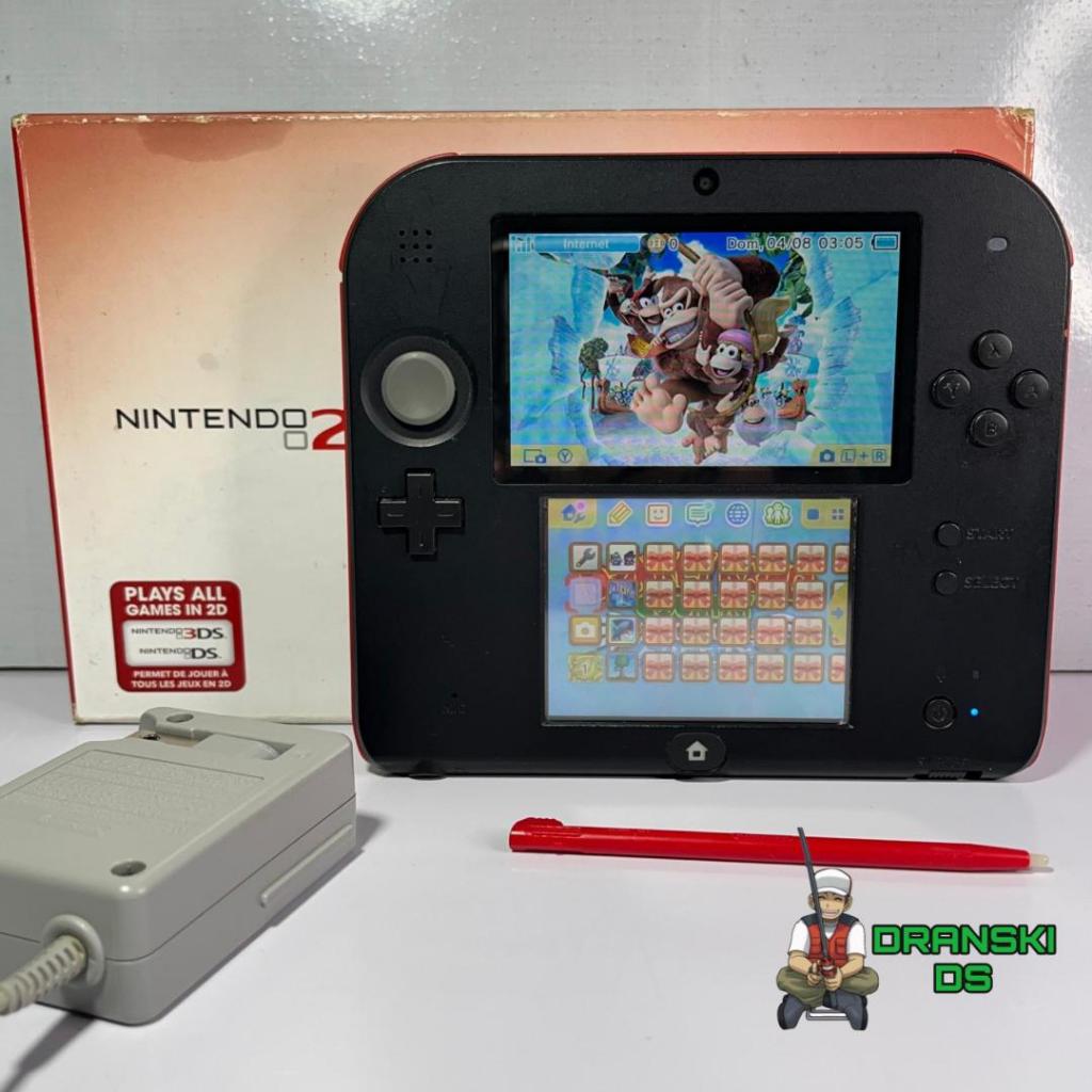 Nintendo 2DS Red 4GB + Jogos | Shopee Brasil