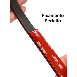 Perfil Magnético Adesivo 3M Fita Imã Flexível 14x2 - Fita Imantada 26 + 26 Metros