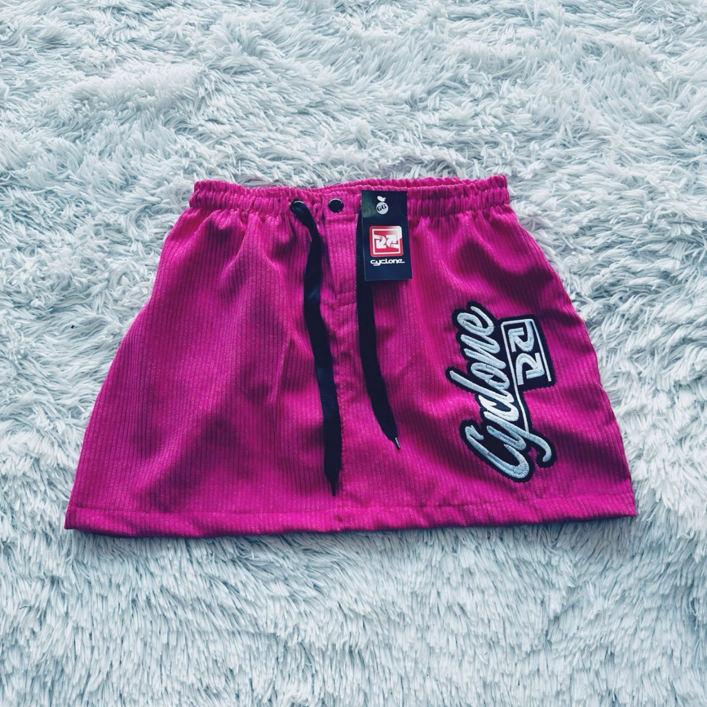 Saia Da Cyclone De Veludo Rosa Girl New | Shopee Brasil
