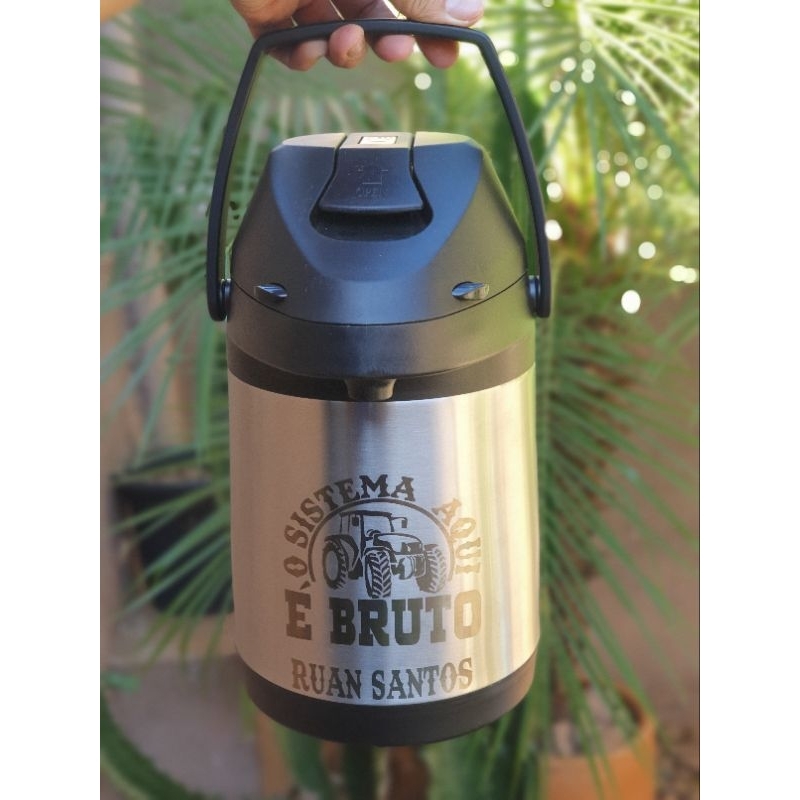 Garrafa Inox Térmica 2,5L Personalizada