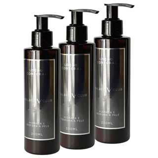 Kit 3 Cremes Hidratante Malbec Masculino - 200ml cada