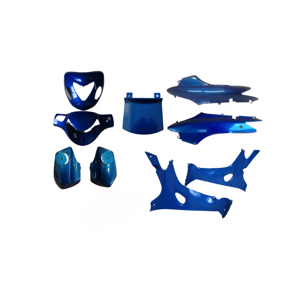 Kit Carenagem Azul Sundown Web 100 Original - 9 Peças | Shopee Brasil