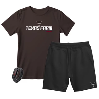 Kit camiseta masculina e short moletom várias cores + Brinde