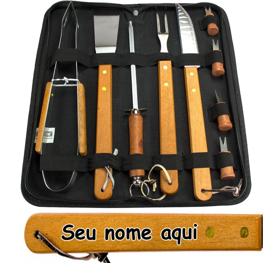 Kit Churrasco Personalizado presente homem kit churrasqueiro cantinho do churrasco lembrancinha