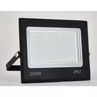Refletor LED SMD 200W Holofote à Prova D'água Branco Frio 6500K - AAATOP