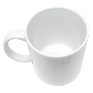 KIT C/10 CANECAS P/SUBLIMAÇÃO POLÍMERO 325ML BRANCA AAA