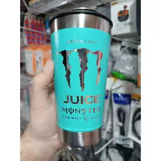 Monster Copo Térmico Personalizado azul 470Ml