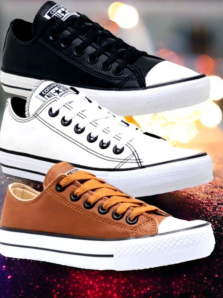Tênis Casual Star Couro: Estilo e Conforto Que Fazem a Diferença!