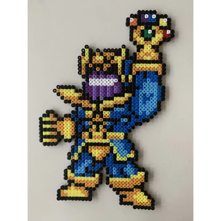 ímã / totem Thanos da Marvel em Pixel Art