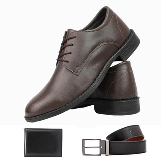 Sapato Masculino Social Oxford Casual de Amarrar Confort