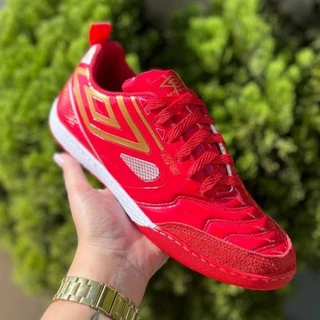 Chuteira Futsal Masculina Pisa Fofo De Verniz Reforçada Edicão Especial