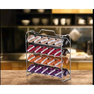 Porta Cápsula Suporte Expresso Dolce Gusto Capacidade Para 32 Cápsulas Cromado