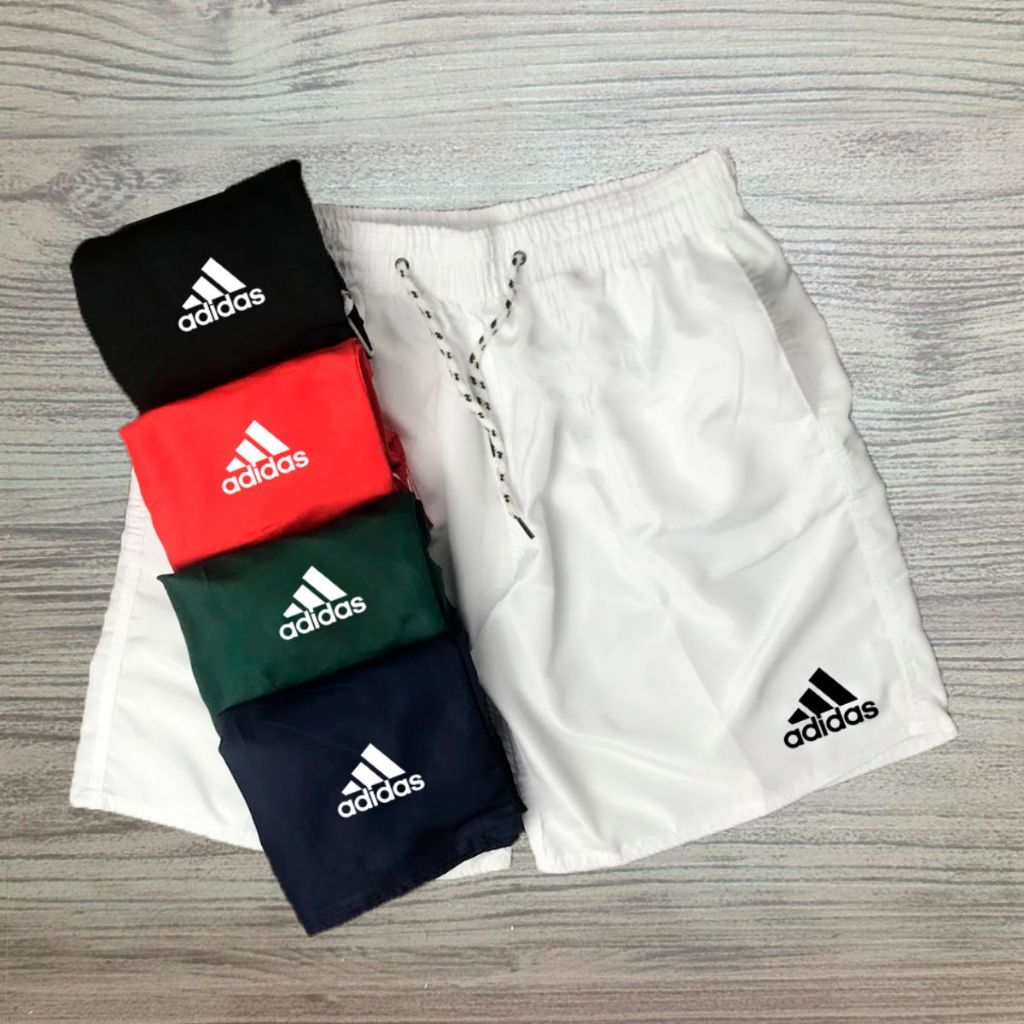 Kit 3 Bermudas Tactel Mauricinho Academia Esporte