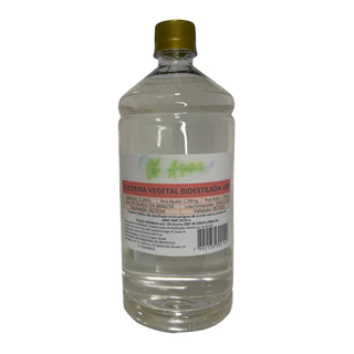 Glicerina Vegetal Usp 1l Pura 100% Indústria Alimentícia