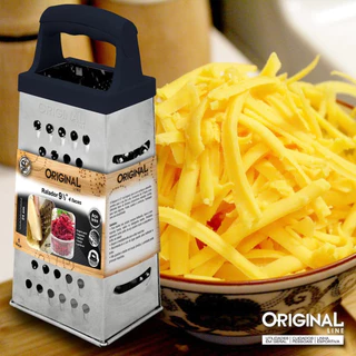 Ralador 4 Faces Inox Resistente Multiuso Rala Queijos Legumes Frutas