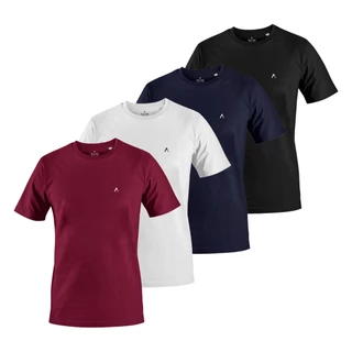 Kit 4 Camiseta Masculina 100% Algodão Camisa Básica Allma
