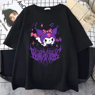 Camiseta Anime Kuromi Punk Gotica nissex