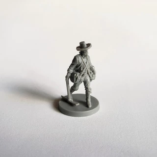 1 Miniatura Miner (Garimpeiro) - Walker Zombie (Zumbi Lerdo) - Zombicide Undead or Alive Ks