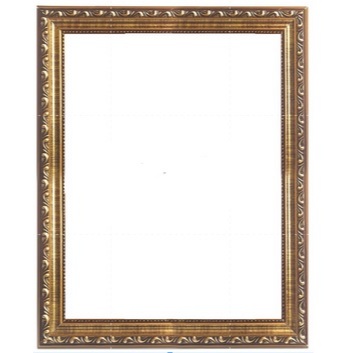 Quadro 40x60 Trabalhada Dourada Acetato para parede