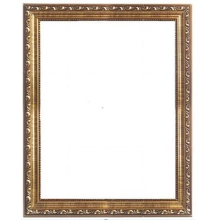 Quadro 40x60 Trabalhada Dourada Acetato para parede