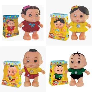 Turma da Mônica Boneca Baby Com Dispositivo Sonoro Fala Frases Envio Imediato