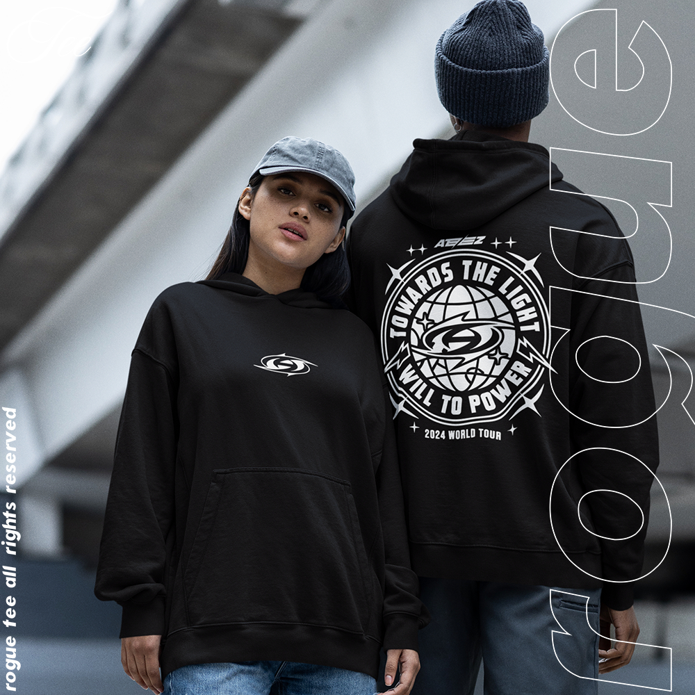 Moletom Canguru Blusa De Frio Ateez Towards To Light Will Power