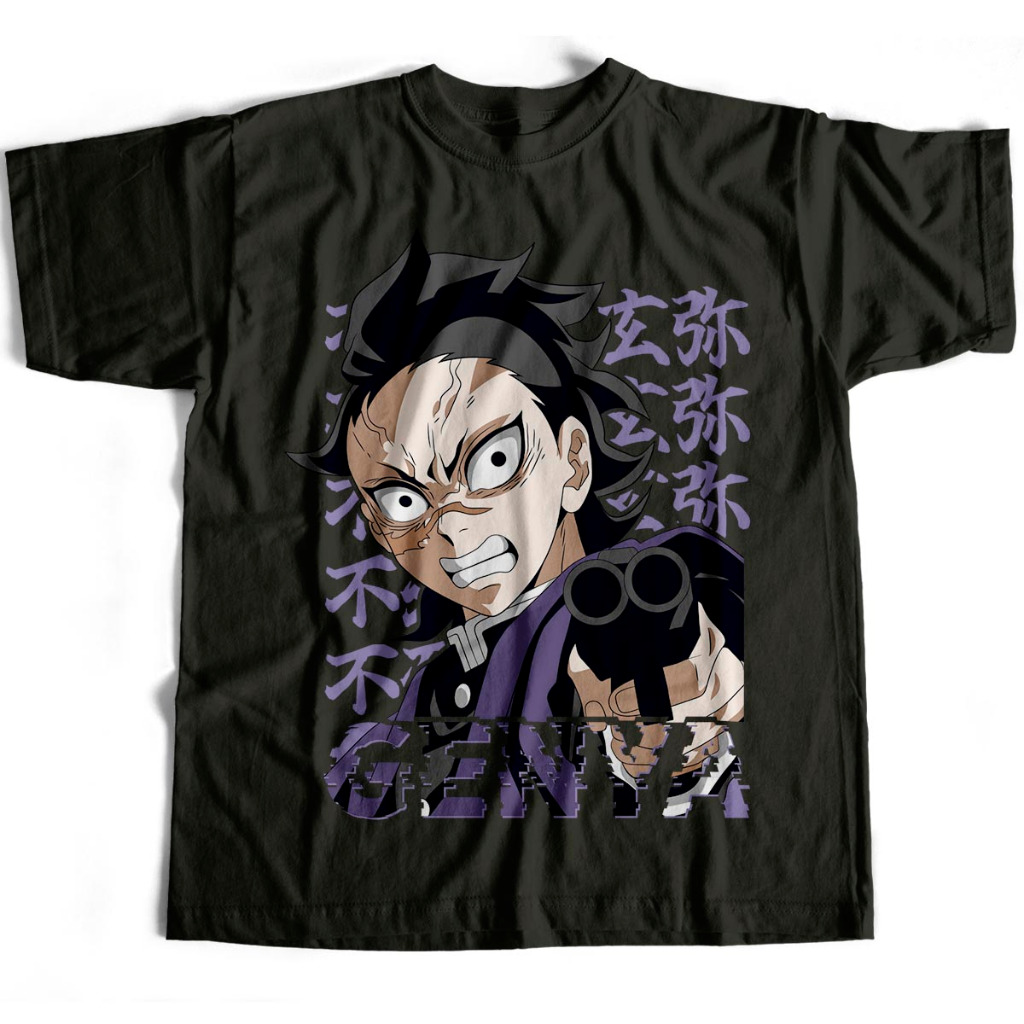 Camiseta Básica Genya Demon Slayer | Shopee Brasil