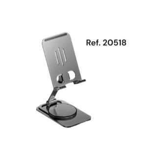 kit 20 Suporte Alumínio de Mesa Base Rotatória Ajustável 360º Para Smartphones e Tablets