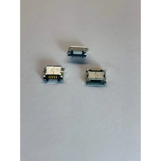 Conector Carga Micro Usb Smd Fêmea 5 pinos - Kit com 10 / 20 / 50 / 100 unidades