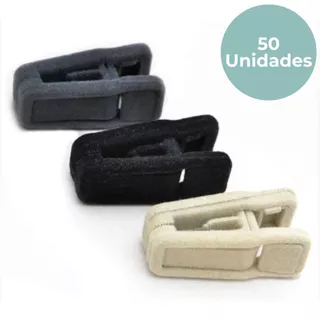 50 Presilhas De Veludo P/ Cabides Pares Prendedor Presilhas Para Short Calça Saia Organização Closet