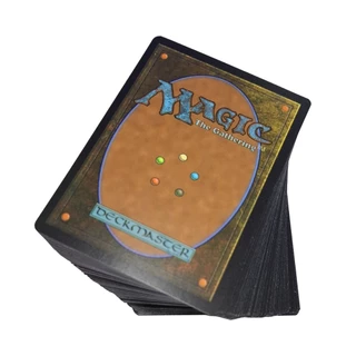 Super Pack Mono Preto 150 Cartas Magic Com Terrenos