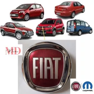 Emblema Grade Dianteira Fiat Idea Strada Uno Stilo Mob Oiginal