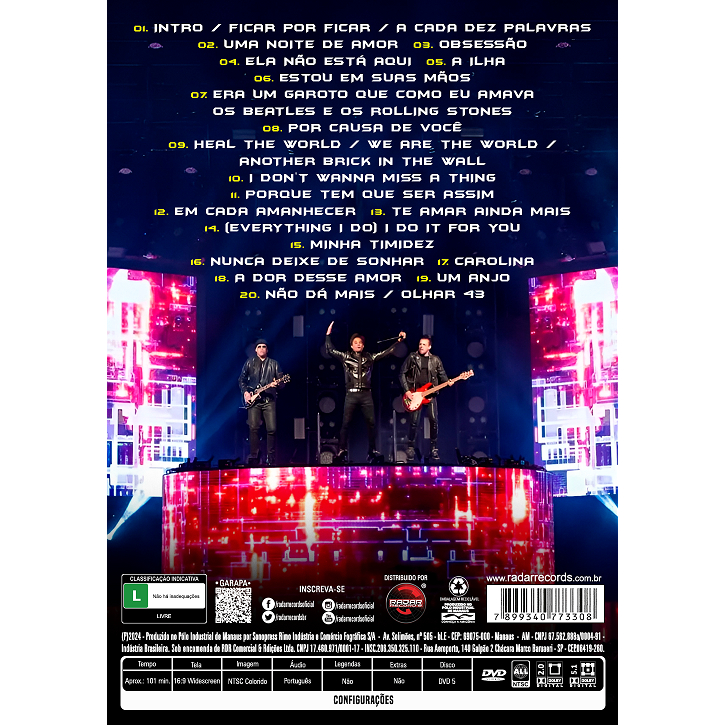 DVD KLB 20+2 EXPERIENCE AO VIVO BOX GROSSO LACRADO | Shopee Brasil