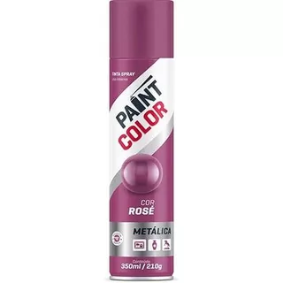 TINTA PAINTCOLOR 350ML METALICA ROSE
