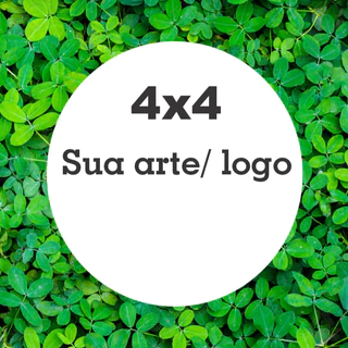 140 Adesivos Personalizados 4x4 cm - Recorte Eletrônico
