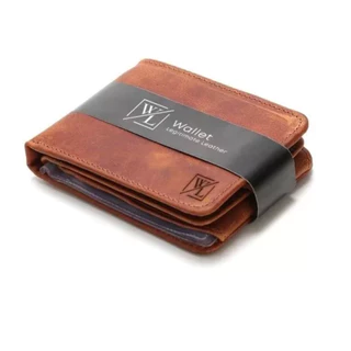 Carteira Masculina Couro Legítimo Com Zíper Porta Cartão Grande Documentos Cabe RG CNH Com Plásticos