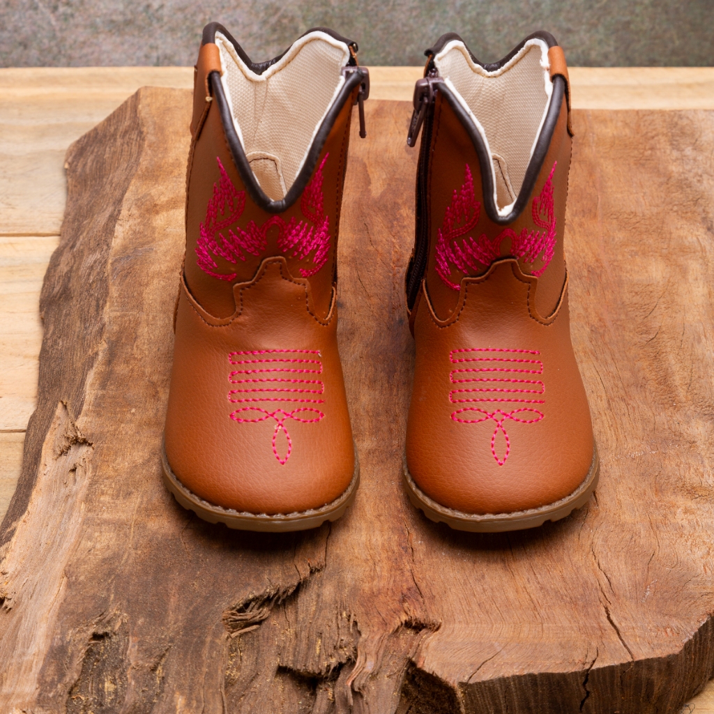 Recém Nascido Bota Texana Feminina Bebe Bota Texana Bebê Menina