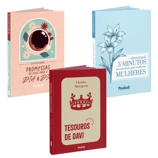 Kit com 3 Devocionais | Oração para mulheres | Encontros Diários com Deus