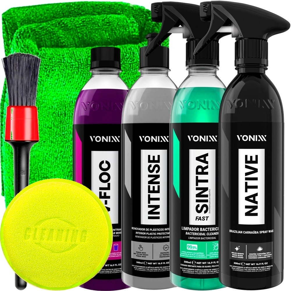 Kit Limpeza Completa Vonixx Lava Autos V-FLoc Intense Sintra Fast