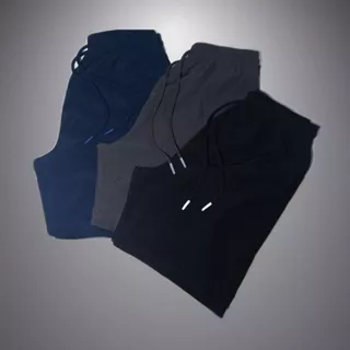 KIT com 3 Bermudas/Short Masculina Confortável Leve Crossfit, Tactel elastano, Bermudas Premium