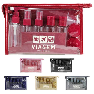 Kit 10 Frascos De viagem Shampoo/Creme/Sabonete liquido Multiuso