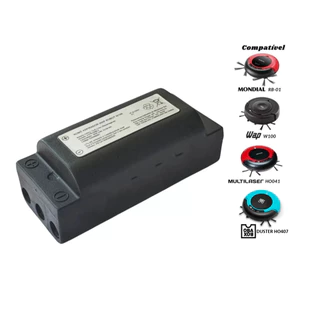Bateria 12.8V 1800mAh Robô Aspirador WAP Mondial Rb-09 Refil