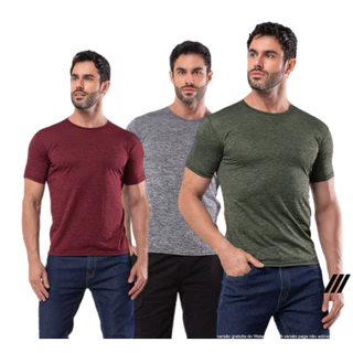 KIT DE 3 CAMISETAS MESCLADAS