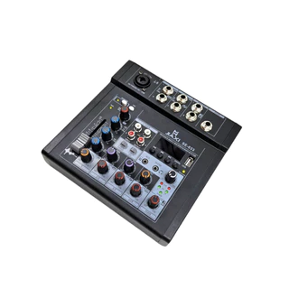 Mini Mesa Mixer Som 5 Canais Bluetooth Usb Phantom Power
