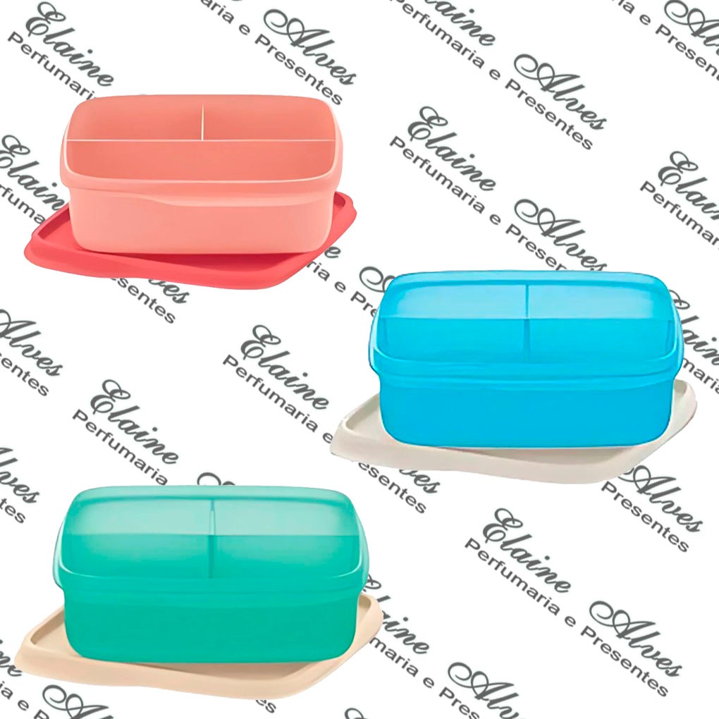 Tupperware Basic Line com Divisórias 550ml - A Escolher | Shopee Brasil