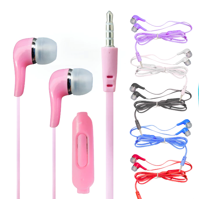 KIT5/10 Fone de Ouvido com Microfone De Alta Qualidade de Varias Cores Variadas Atacado EJ-008
