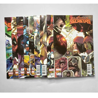 Guerras Secretas Marvel 1 a 9 Capas Variantes Completo Editora Panini 2016 Excelentes
